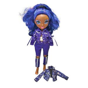 Rainbow High Krystal Bailey Fashion Doll Indigo Purple Blue Hair Outfit No HANDS